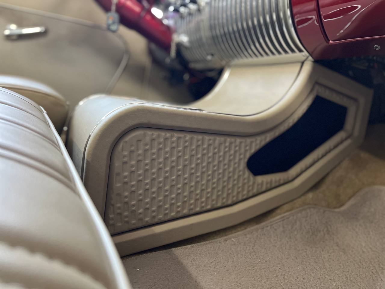 Center Console with Textured Panel